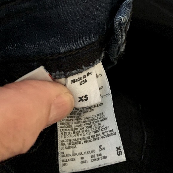 American Apparel size XS Easy Jean dark wash - Picture 9 of 9